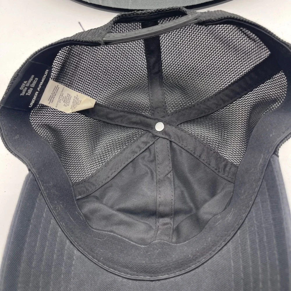 Under Armour 1254276-001 Unisex OSFA Cal Black Freedom Flag Mesh Trucker Hat